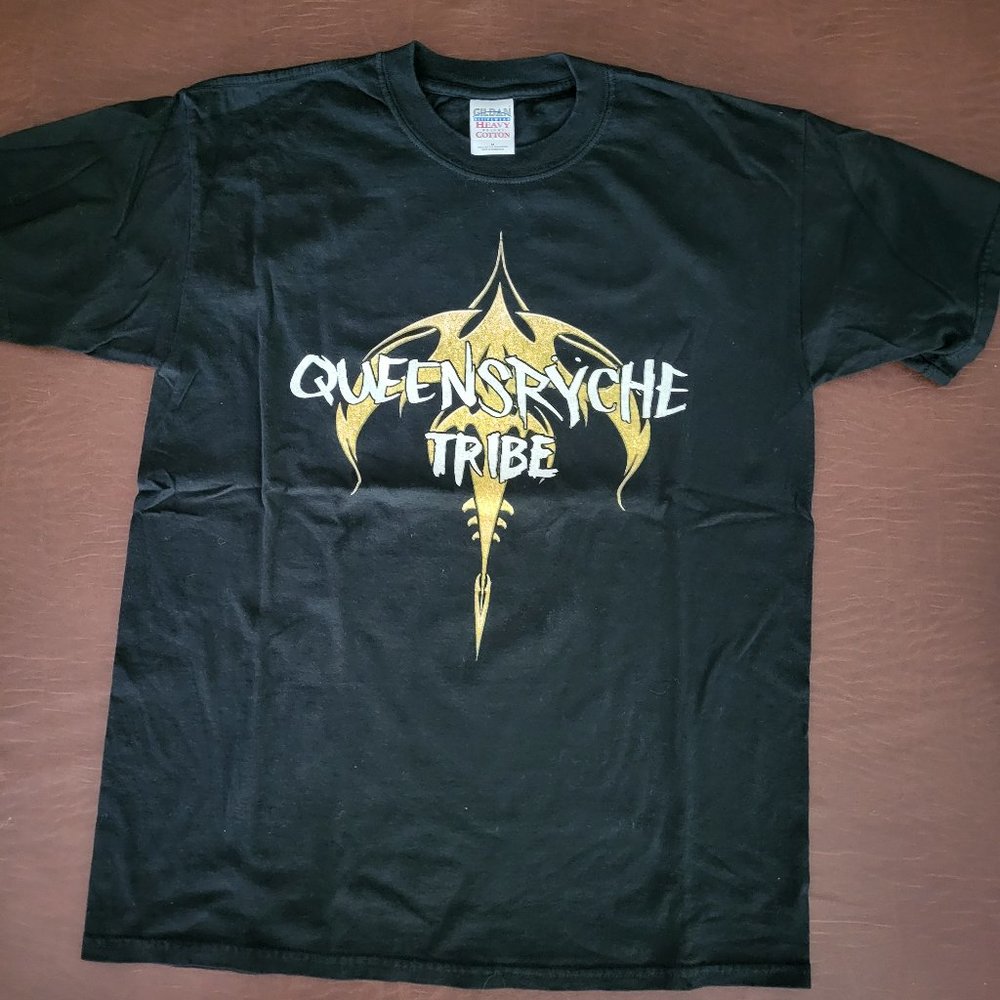 Vintage Queensryche 2003 "Tribe" Tour Double Sided Concert T Shirt Men's Medium